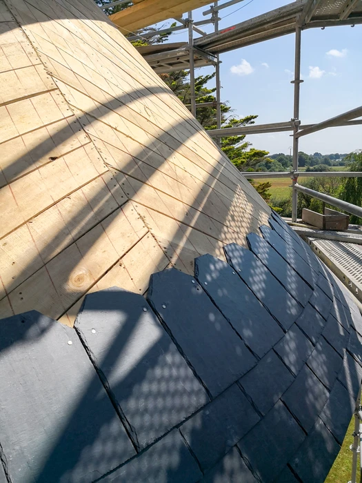 Vue aérienne d'un chantier de construction résidentiel