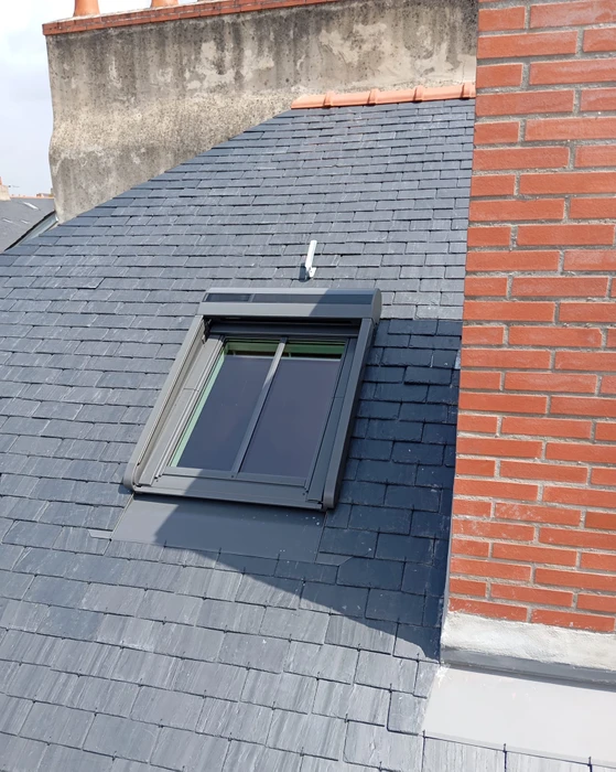 Vue aérienne d'un chantier de construction résidentiel